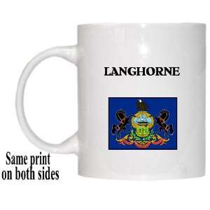  US State Flag   LANGHORNE, Pennsylvania (PA) Mug 