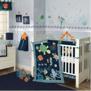  Lambs & Ivy 5 Piece Bedding Set   Bubbles & Squirt Baby