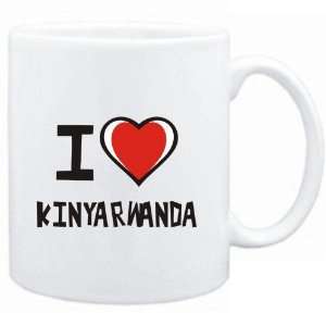  Mug White I love Kinyarwanda  Languages Sports 