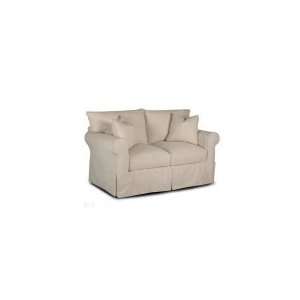    Jenny   White Loveseat by Klaussner Furniture
