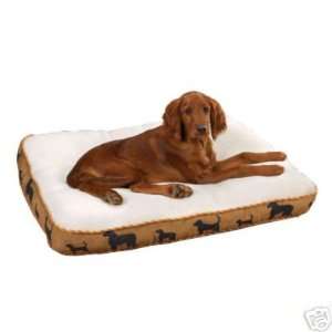   Slumber Pet Faux Suede Berber Topped Dog Bed MEDIUM