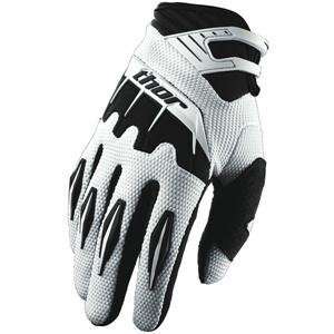  Thor Motocross Spectrum Gloves   Medium/White Automotive