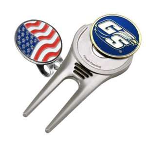 Georgia Southern Eagles Divot Tool Hat Clip with Golf Ball Marker (Set 