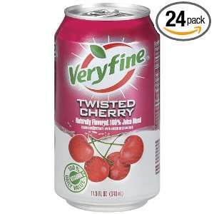 SunnyD Veryfine, Twisted Cherry, 11.5 Ounce Cans (Pack of 24)  