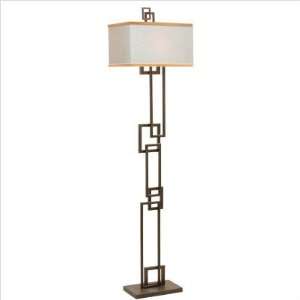  Varaluz 147T02X Palm Springs Floor Lamp in Forged Iron 