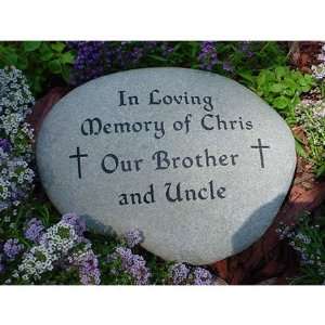  Personalized River Rock Outdoor Urn Patio, Lawn & Garden