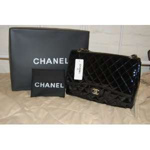  Chanel Caviar Black Patent Beauty