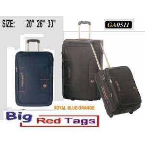   BLUE Rolling Travel Luggage Set 3 pc duffel bag 