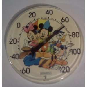  Rare Disney Outdoor/indoor Round Thermometer with Mickey 