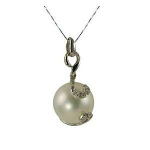   and diamond (.048 cttw) pendant on a 18 venetian box chain. Jewelry