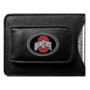 Ohio State Buckeyes NCAA Logo Card/Money Clip Holder (Leather)  
