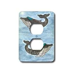  Whale Tail Gang   Herman Humpback   Light Switch Covers 