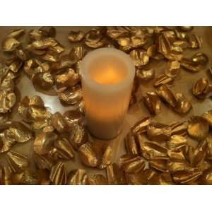   Gold 500 Premium Hand Cut Silk Rose Petals Wedding Party Favors Home