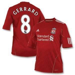  10 12 Liverpool Home Shirt + Gerrard 8 XL Sports 
