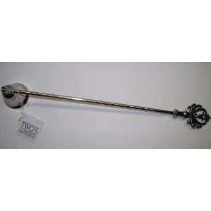 Twos Company   Rococo Revival Antiqued Silver Candle Snuffer, Lily 