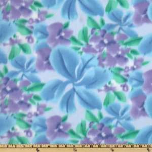   Print Lilac/Periwinkle Fabric By The Yard Arts, Crafts & Sewing