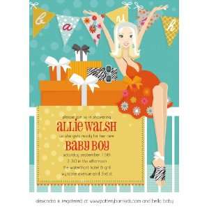  Baby Banner   Blue (Blonde) Invitations Health & Personal 
