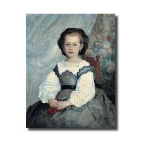  Portrait Of Mademoiselle Romaine Lacaux 1864 Giclee Print 