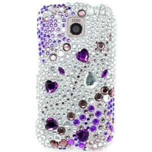  Premium Flowers Jewel Snap On Cover for LG MS690 