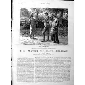 1886 Illustration Story Mayor Casterbridge Family 