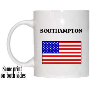  US Flag   Southampton, New York (NY) Mug 