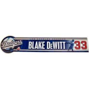  Blake DeWitt #33 2008 Dodgers Game Used Locker Room 