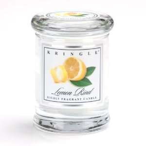  Kringle Candle Company Small Apothecary Jar   Lemon Rind 