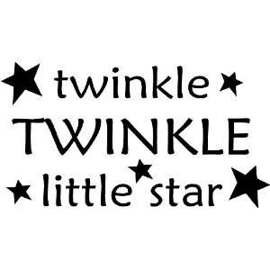  Twinkle twinkle little star wall art wall sayings Baby