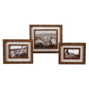  Set of 3 Light Wood Picture Frames