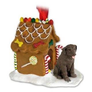 chocolate lab retriever gingerbread house christmas ornament buy new $ 