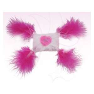    Happy Tails Pretty Kitty Pink Feather Pillow Toy