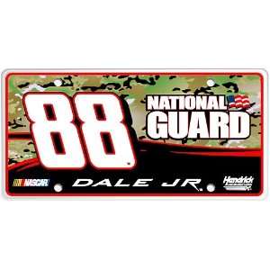 Race Plates Dale Earnhardt, Jr. National Guard Sponsor Series Licence 