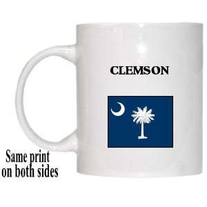  US State Flag   CLEMSON, South Carolina (SC) Mug 