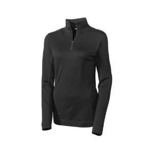  Smartwool Lightweight Zip T Top   Womens Black Sports 