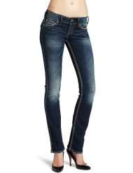 Silver Jeans Womens Mckenzie Straight Leg Jean