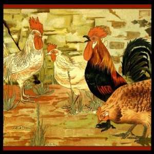 Chickens and Roosters Fridge Magnet 