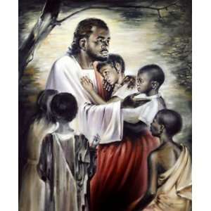  Black Jesus Blesses The Children Arts, Crafts & Sewing