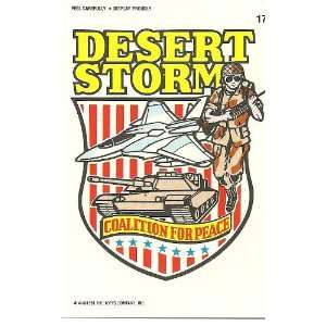  Desert Storm Sticker Coalition For Peace Card #17 