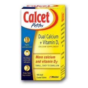  Calcet Petites Dual Calcium Plus Vitamin D Coated Tablets 