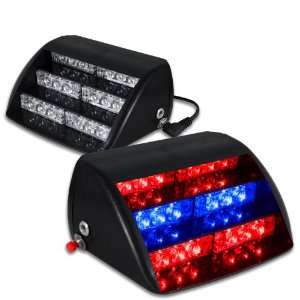  18 Red and Blue LED Law Enforcement Use Strobe Lights For 