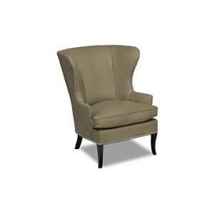  Williams Sonoma Home Chelsea Wing Chair, Faux Suede, Grey 