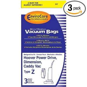 Hoover Part#4010100Z   Hoover Vacuum Type Z Replacement Vacuum Bags 