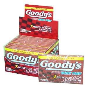  Goodys Body Pain Relieving Powder (6 Powders per Pack 