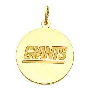  14K Gold NFL New York Giants Charm Jewelry