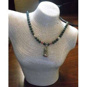  Natural Porcelain Textured Necklace Bust Display 9 X 7.5 X 