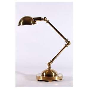    Small Adjustable Brass Task/Desk Table Lamp
