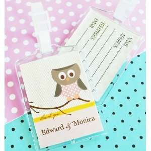  Owl Baby Shower Favors Luggage Tags Baby