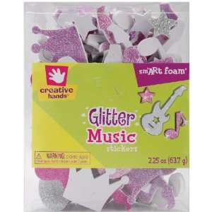  Creative Hands smART Foam Glitter Stickers 2.25 Oz.Music 