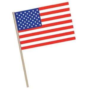  American Flag   Plastic (w/7? wooden dowel) Party 