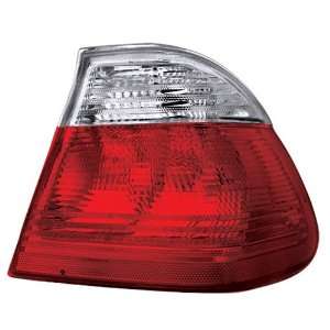 In Pro Car Wear CWT 207R2 Crystal Red / Clear Tail Lamps 1999 2001 BMW 
